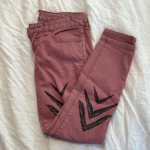 Free People Mauve Jeans